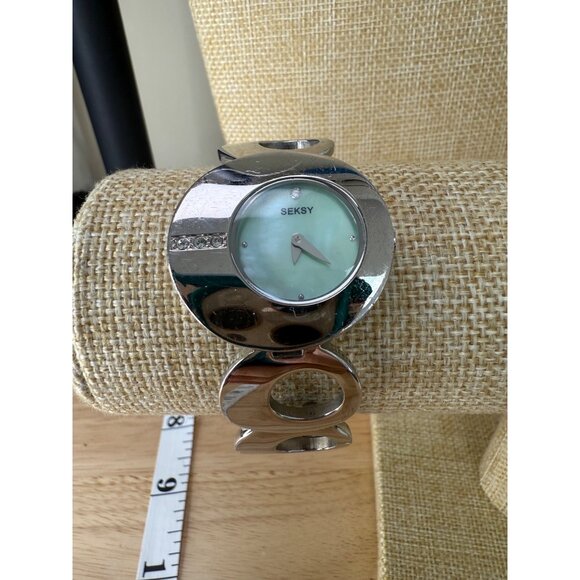 Seksy By Sekonda Womens Stainless Steel Watch Art Deco, 90’s - Picture 12 of 13